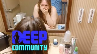 White girl in pink thong fucked in front of mirror -Erica Harmon