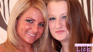 LICENSED TO LICK - Cute Lesbian Comes Out To GF Seduction