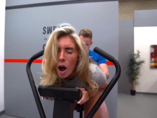 Bonnie Blue Gets A Gym Membership And A Creampie