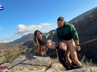 Miss Pasion was training and tore her pants ???? CUM ASS