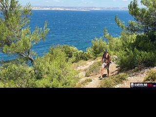 Two hikers, one trail