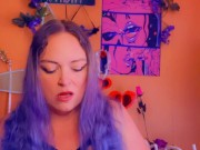 Mama rolling a blunt