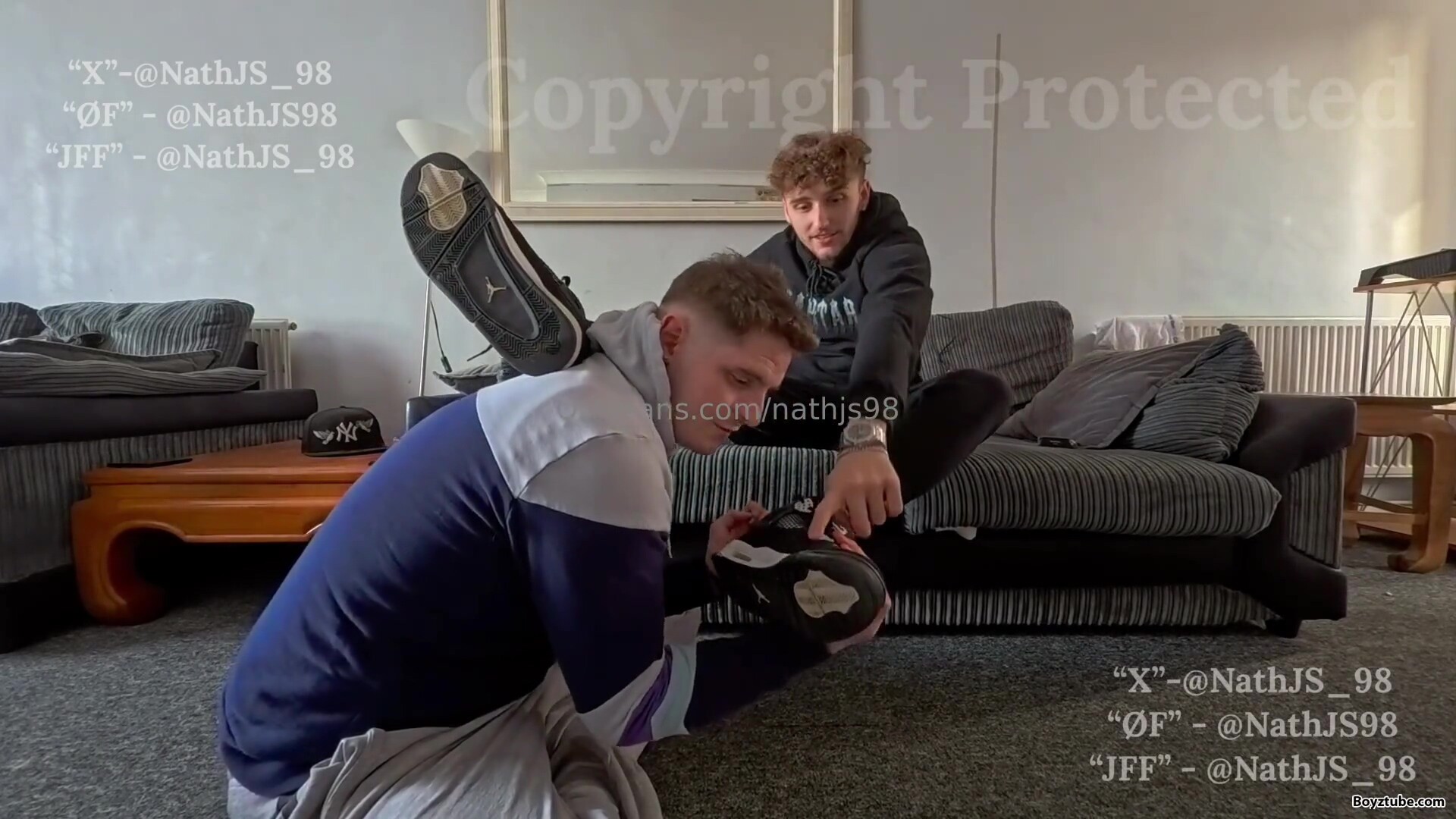 Master stinky socks licking