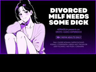 Erotic Audio ASMR | Divorced Milf is Desperate for the Handyman's Dick | Blowjob, Creampie, Roleplay