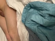 Double penetration in pussy and anal plug in ass, mature woman loves to stretch her holes