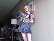 Trying On Halloween Panties