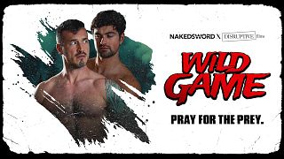 WILD GAME Hesitant Hunk DEREK KAGE Seals Deal in MIKE MONROE's Hairy Hole