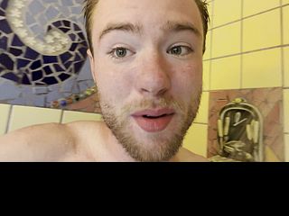 Really close friend took me to the shower after he watered my garden