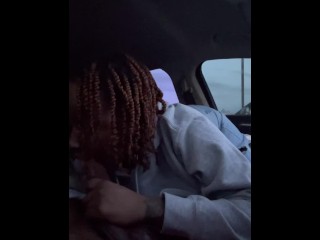 Stranger Walks Up But I Won’t Stop Sucking Til He Nuts!