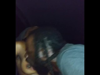 MY LIL DYKE HOMEGIRL THINKS SHE WANTS TO BE A BOY UNTIL SHE GOT HER TITS MANHANDLED BY A REAL MAN!!!