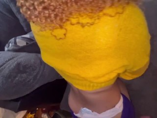 Teen Babysitter take 100 to get her asshole fuck before wife comes home doggy style