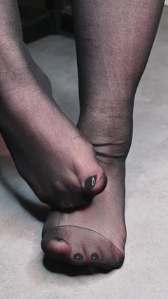Asmr Nylons Feet Rubbing Extremely Relaxing and Horny at the Same Time Nylon Foot Tease in 4K