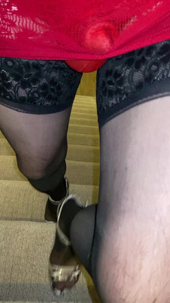 Crossdresser Slut Walk of Shame