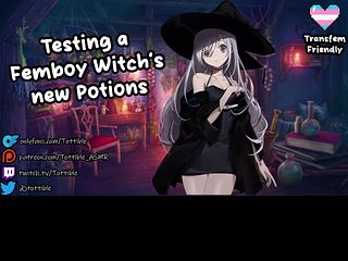 Testing a Femboy Witch's New Potions || NSFW ASMR || yaoi