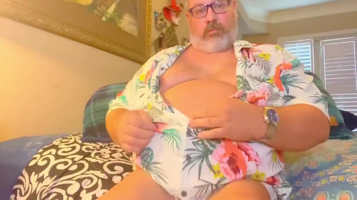 You Dont Want To Miss Me Videoing My Step-daddy When He Shoves A Dildo In His Fat Daddy Ass To Cum