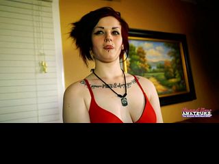 Lovely Tattooed Marcie Enjoys Getting Her Wet Twat Rubbed!