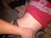 Fucking my girl in public