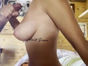 Pompino all'amico dello zio vietato DIALOGHI IN ITALIANO tette a pera 18