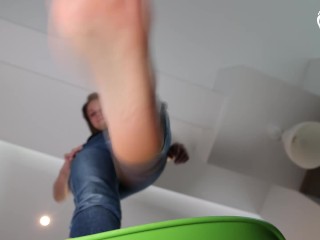 Megan's long toes and sexy feet compilation (czech feet, foot model, sexy soles, foot goddess, toes)