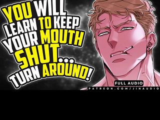 Angry Boyfriend Snaps At Dinner and Turns You Submissive [Boyfriend ASMR] deep voice - Dom x Sub