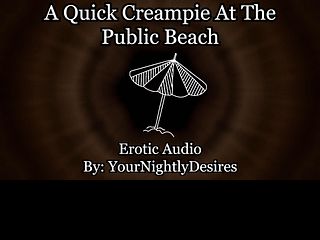 Pumping Your Pussy At The Beach [Risky] [Fingering] (Erotic Audio for Women)