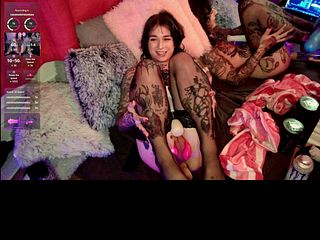 hot T girl over stimulates her brain with toys part 2