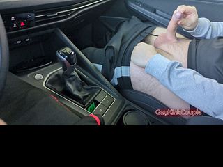 Cum Stained Shirt 3 Risky Car Fun