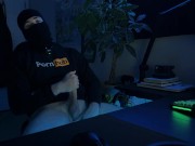 Watching your boyfriends pretty eyes while he strokes it *Loud Moaning*