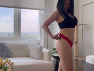 Panty Haul Vlog: New Thong Try-On With Mia Lee